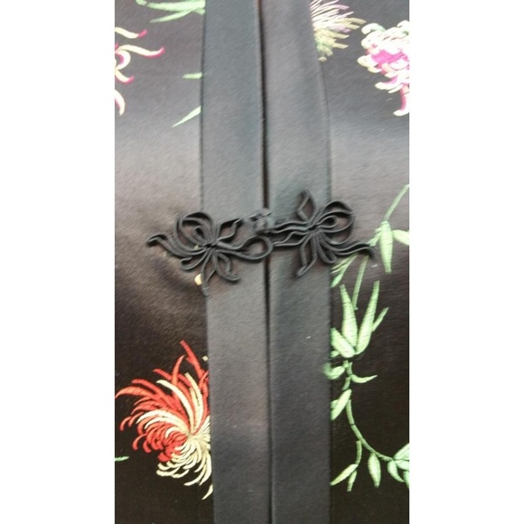 CHINE FROG BUTTONED DOWN PRINTED SILK JACKET 16 - Picture 3 of 5